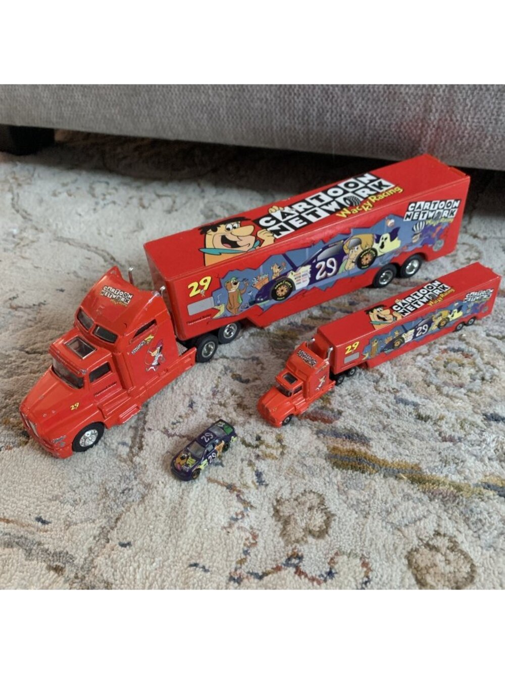 Vintage 1996 Racing Champions Cartoon Network Wacky Racing #29 Lot Semi Car